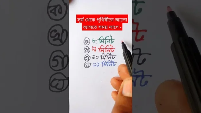 সরযর আল পথবত আসত কত সময লগ এব এর গনতবয