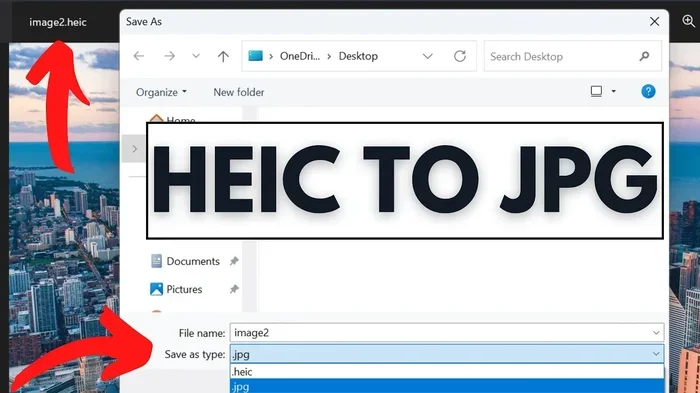 How to Convert HEIC Photos to JPG on Windows 11