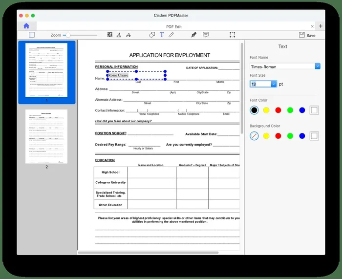 How to Create a Fillable PDF Form for Free Easily