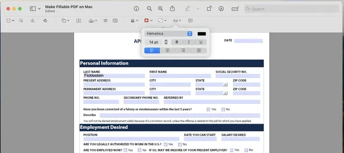 How to Create a Fillable PDF Form for Free Easily