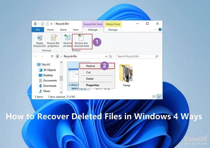 How to Recover Deleted Downloads on Windows 11 Fast