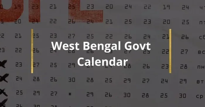 West Bengal Govt Holiday List PDF Download Free 2024