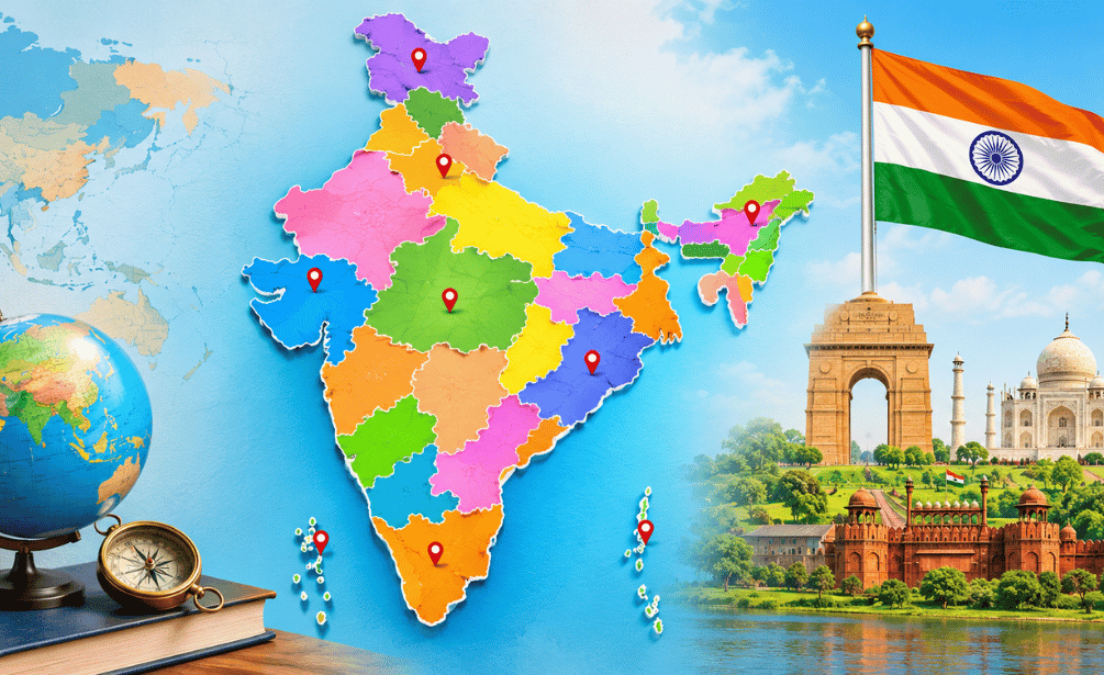 ভারতের রাজ্য ও রাজধানীর তালিকা